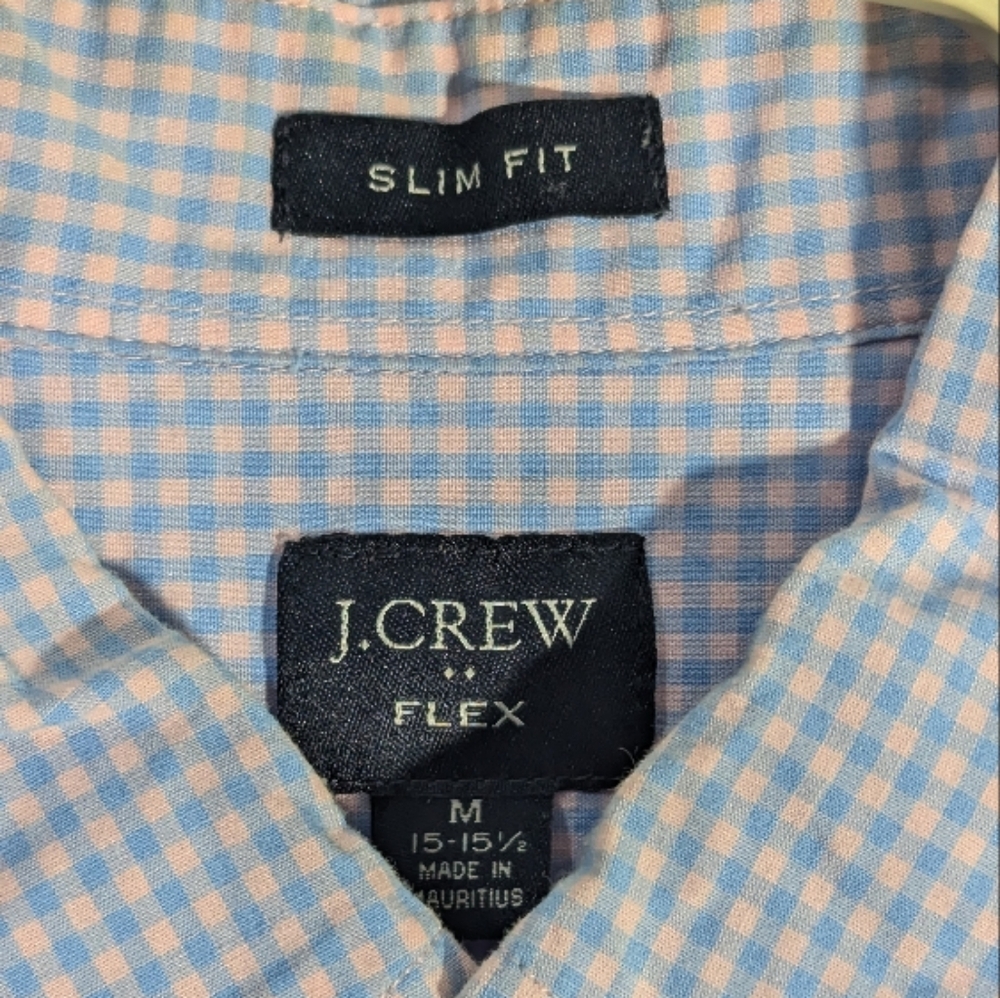 J. Crew Slim Fit Flex Shirt - Blue Check